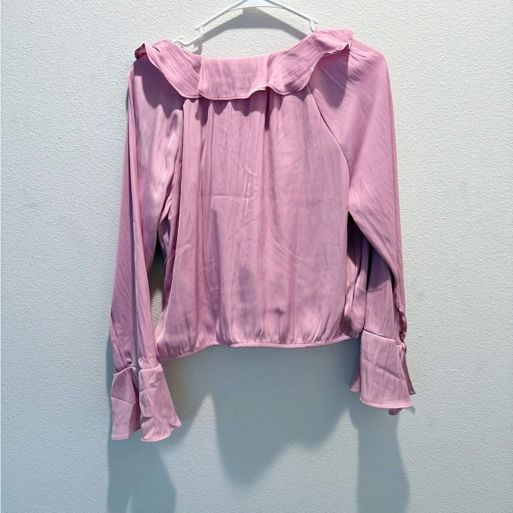 Pink Ruffle Blouse - Picture 3 of 3